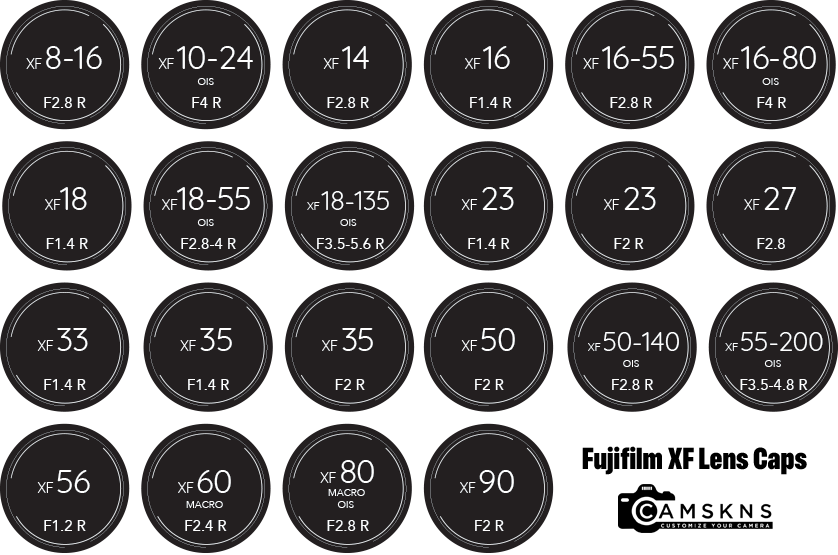 Fujifilm XF Lens Caps